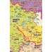 Nástěnná mapa ČR administrativní obří